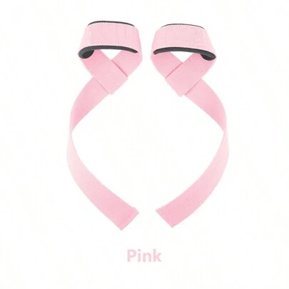 Rosa Styrkelyftningsband för hårt grepp för haka upp och handledsskydd Punk Gymtillbehör