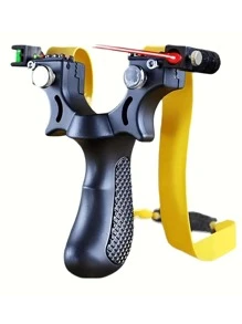 Tirachinas con mira láser, banda elástica de goma, puntería de infrarrojos rojo, juego de juguete de tiro al aire libre [se envía aleatoriamente correa] [varios tonos de color] - Multicolor - Ver 6