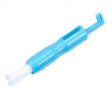 1件装缝纫工具老人穿线器家用缝纫机自动穿线器拉线器穿针器塑料快速缝纫针穿线器 - 藍色 - 查看 4