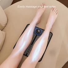 Portable Massage Patches - Neck Massager, EMS Muscle Stimulator, Low Frequency Pulse Massage Mat, Relaxation Tool - Black - View 10