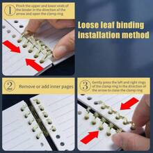 A5/B5 笔记本/日记本，优质厚纸，非常适合学校、办公室和家庭使用，莫奈绘画，活页记事本，日记本计划记事本日程安排器，适合学校使用，送给朋友的礼物，办公室和学校用品，学校用品，返校 - 混色 - 查看 3