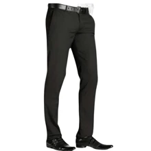 Men's Luxury Slim Business Dress Pants - Various Colors Ready For Delivery - 黑色 - 查看 4