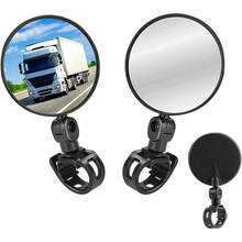 2pcs Adjustable 360° Rotating Bicycle Rearview Mirror - Wide Angle Bike Handlebar Mirror, Fits All Bicycles - Perfect For City Riding, Short-Distance Travel, Outdoor Adventure And Gift - Multicolor - View 3