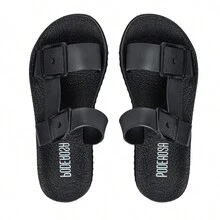 Women's Papet Clog Sandal Flat Flexible And Comfortable Sole - Black - View 4