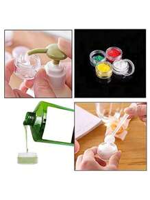 50pcs Round   Pump With Rounded Base Makeup Container 2.5G Set For Cream, Lotion, Emulsion, Living Room Home Bedroom Bathroom House Decor, Travel Stuff, Wedding, Party, Birthday, Gifts For Men Mom Dad Friends, New Years, Accessories, Funny Gift