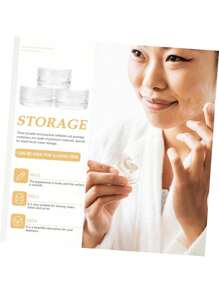 50pcs Round   Pump With Rounded Base Makeup Container 2.5G Set For Cream, Lotion, Emulsion, Living Room Home Bedroom Bathroom House Decor, Travel Stuff, Wedding, Party, Birthday, Gifts For Men Mom Dad Friends, New Years, Accessories, Funny Gift