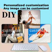 1/3pcs Custom Mouse Pad With Photos, Personalized Mouse Pad, Office Supplies And Gaming Computer Accessories, Gaming Mouse Pad Desktop Decoration, Custom Photo Mouse Pad, Print Anime, Games, Landscapes, Portraits, Parties, Pets And Other Design Patterns, Make Your Own Custom Mouse Pad, Anti Slip Rubber Base, Multiple Sizes To Choose From, Easy To Clean, Halloween,Festive Calendar - Multicolor - View 2