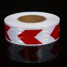 Car Reflective Stickers, Signs Warning Reflective Strips, Suitable For Cars, Bicycles, Trucks, Trailers Reflective Decorative Accessories, Improve The Visibility And Of Vehicles And Trailers - 3M*5cm - View 11