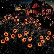 6-LED Solar Halloween Ghost Eye Ground Stake Light, 1 Set For Yard Garden Party Decor - Multicolor - View 12