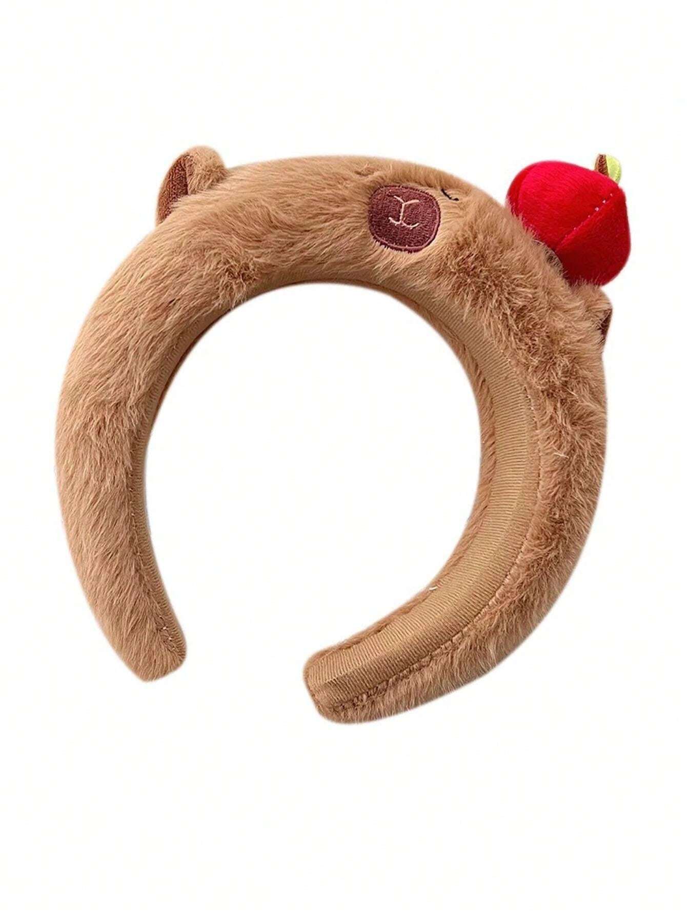 Diadema De Peluche Con Orejas De Cordero | Suave Y Cómoda Para Mujeres Y Niñas | Accesorio De Cosplay Y Fiestas | Talla Única