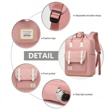 KONO Sac à Dos Léger Unisexe pour Femmes - Sac d'École Polyvalent pour Ordinateur Portable 13", Sac à Dos de Collège et Sac à Dos de Voyage
