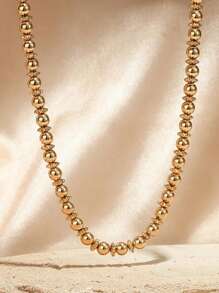 1 Set mehrstrangige Kette, buntes geflochtenes Seil Halskette mit Muschelperlen, vintage asymmetrische Halskette für Lässig, Strand, Party, Urlaubs-Geschenk
