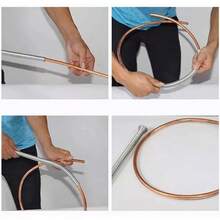 Spring Pipe Bender Set For Outside Pipe 5 In 1 Pipe Bender Set 1/4, 5/16, 3/8, 1/2 And 5/8 Inch - 銀 - 查看 6