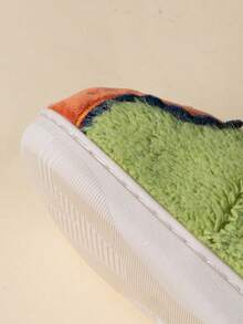 Melittdeer 1 Pair Dinosaur Design Flat Toddler Slippers For Boys, Winter - Green - View 5