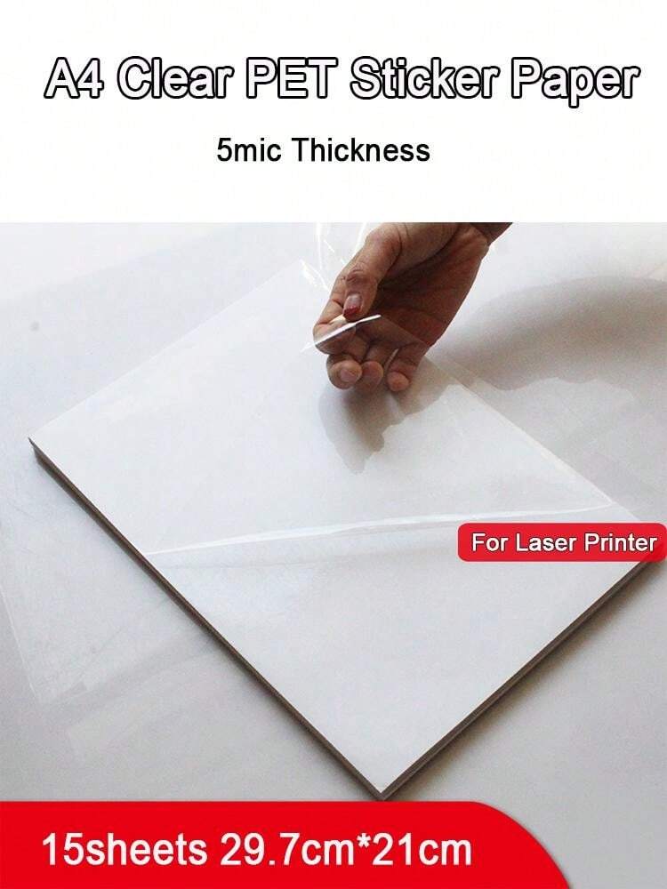 50 Fogli Adesivi Stampabili A4 - Impermeabili E Facili Da Usare - Foto 5