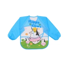1/3/6 Packs Kids Art Smock Long Sleeve Waterproof Painting Apron For Kids Paint Clothes Artist Aprons Art Supplies