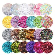 Paillettes Sequin 3mm Silver Base Mix AB Colors Flat Round PVC Loose Sequins Sewing Craft For Wedding Decoration Garments DIY Accessory 20g