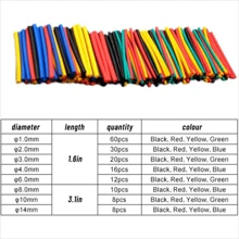 530 szt. Zestaw rurek termokurczliwych, wodoodporne rurki termokurczliwe do owijania drutu, złącza przewodów samolutujących, rurki termokurczliwe z tulejką kombinowaną Skurcz izolacji taśmy elektrycznej, asortyment wielobarwny Drut naprawczy klasy morskiej...
