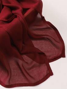 1pc 180*85cm Women's Solid Color Breathable Soft Modal Hijabs Scarf For Abaya Women Veil