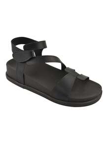 Comfortable Women's Papete Sandal - Negro - Ver 2