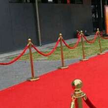 1.5M Twisted Queue Rope Barrier Post Stand Divider Crowd Control Stanchion For Clubs Hotel Bank Hospital (Red) - Red - View 7