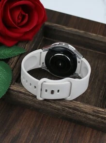 二合一三星 Galaxy 表带 + 三星 Galaxy 表壳柔软、舒适、防水铆钉扣运动硅胶表带 + 防摔防刮 PC 外壳带钢化玻璃保护膜一体式表壳兼容三星 Galaxy Watch 4/5/6/7 40MM 44MM，男女通用三星 Galaxy 表带 + 三星 Galaxy 表壳 - 星光色 - 查看 4