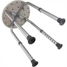 Shower Stool Adjustable Shower Chair Height Disability Bathroom Seat Multi Purpose Round Bath - Variant1 - View 5