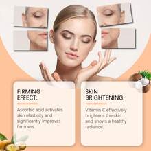 50ml 维生素 C 保湿霜，提亮肤色，增强光泽，含有椰子油，可深层补水并锁住水分，再加上可可脂，可促进皮肤补水并使皮肤光滑 - 白色 - 查看 5