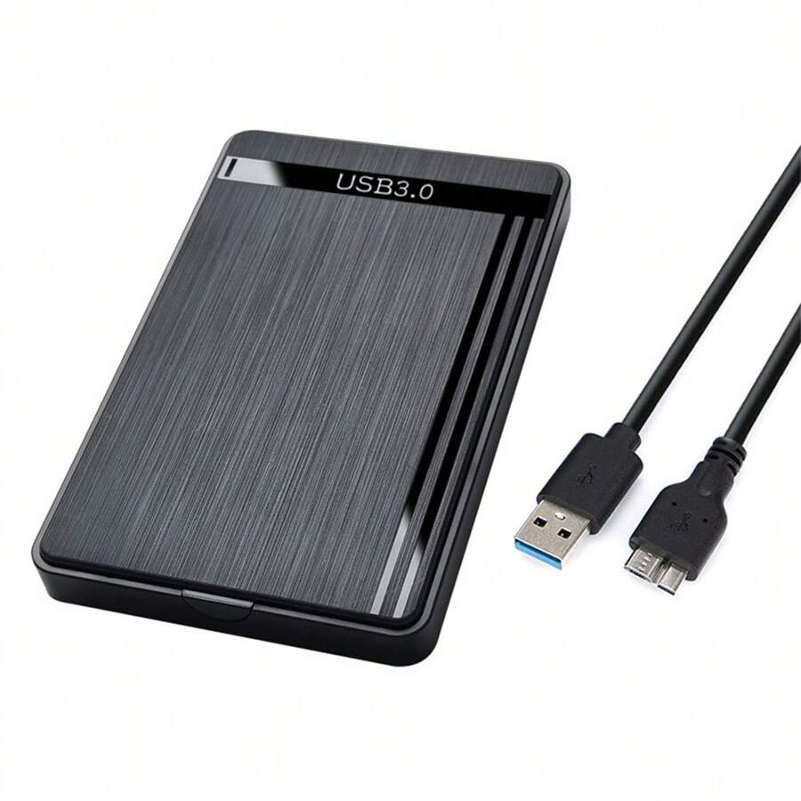 2.5" SATA SSD Hard Drive Enclosure, USB 3.0 Direct Connect For Portable
