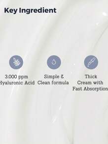 COSRX 100克/3.52盎司玻尿酸密集保湿霜，质地轻盈柔滑，清爽不油腻，深层补水，修复肌肤屏障，舒缓敏感肌肤，韩国化妆品