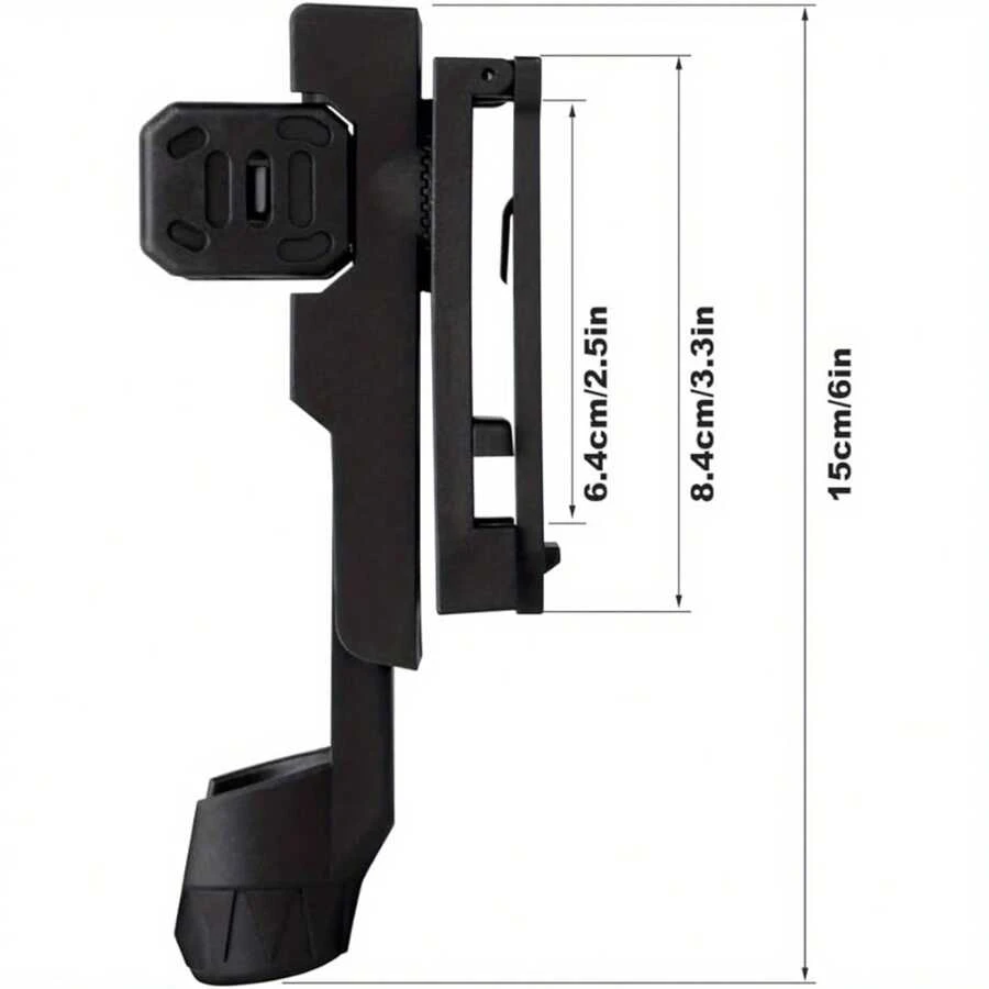 2Pcs Universal Tool Organizer Case With Survival Whistle -Quick-Access With 360° Rotating MOLLE Belt Clip,Suitable For Lengths Of 21-26 Inches. With A Diameter Of 0.98-1.14 Inches