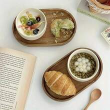 Giá đỡ bánh cupcake bằng gỗ 2 tầng, đựng được 14 chiếc bánh cupcake, khay đựng bánh cupcake nhiều tầng theo phong cách đồng quê, trưng bày bánh cupcake, thích hợp cho bàn tráng miệng, tiệc sinh nhật, tiệc cưới, tiệc trang trại, tiệc mừng em bé chào đời trong rừng, khay gỗ thông, bộ khay gỗ tự nhiên có vành, đĩa đựng hình bầu dục, đĩa đựng bánh mì dài theo phong cách đồng quê, dùng để trang trí nhà bếp - màu nâu - Xem 10