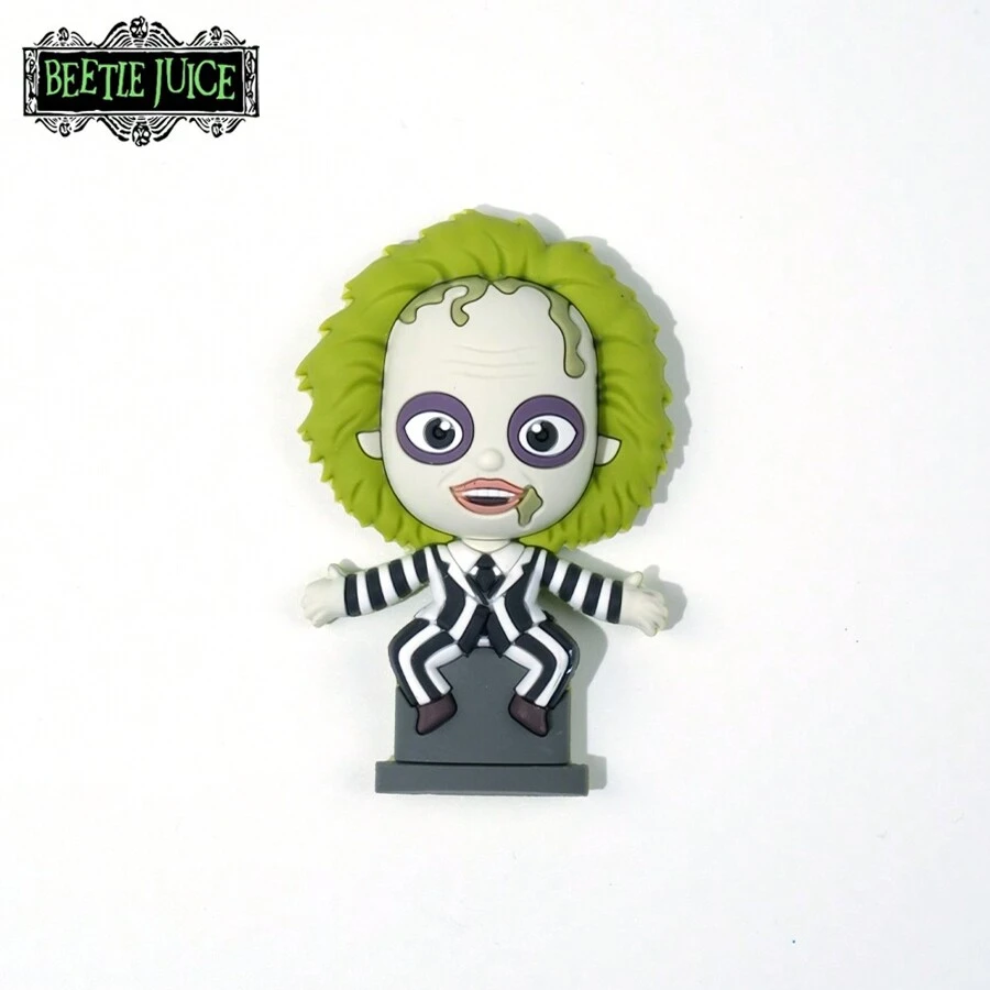 1pc WB Officially Licensed Beetlejuice Figural Refrigerator Magnets Cute Cartoon Fridge Magnet For Magnet Boards Fridge Home Office Decor Or Gift For Family And Friends For Birthday Christmas - Multicolor - View 1