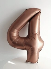 Bóng bay nhôm hình số màu cà phê cỡ lớn 40 inch, thích hợp cho trang trí nền sinh nhật, kỷ niệm, Giáng sinh - Cà phê nâu - Xem 17
