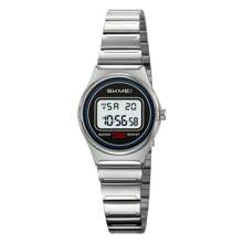Skmei Stylish Compact Electronic Watch Ladies Students Steel Waterproof Watch - one-size - View 14
