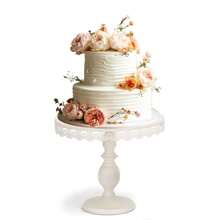3Pcs Cake Stand, White/Gold Cake Stand Set Diameter 8" 10" 12", Perfect Dessert Table Display Set, Cupcake&Cake Stands For Party, Wedding, Birthday, Shower, Celebration - KemTrắng - Xem 7