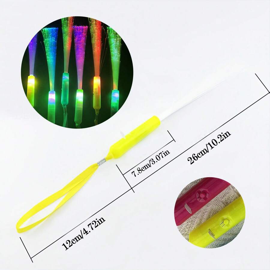 Fiber Optic Glow Wands Stick LED Light Up Wands LED Light Up Wand Bulk