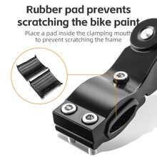 ROCKBROS 1pc Durable Aluminium Alloy Bicycle Kickstand - Universal Fit For Mountain Bikes, Road Bikes & Folding Bikes, High Stability With Easy Installation For Convenient Parking