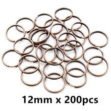50-200 stuks Diameter 5-20mm Open Jump Rings Dubbele Lussen Goud Zilver Kleur Split Ringen Connectoren Voor Sieraden Maken Benodigdheden DIY Accessoires