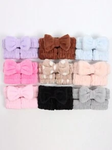 3 pezzi/Set Fascia per capelli e polso, adatta per il lavaggio del viso, l'applicazione e la rimozione del trucco, i viaggi, tutti i tipi di pelle, fascia per la cura della pelle, bellezza, prodotti per la cura della pelle, spa, cura di sé, strumenti per la cura della pelle, cura del viso, forniture per estetiste, pelle, detergente per il viso, trattamento viso