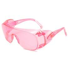 1 Pair Solid Color Transparent Colored Party/Water Festival Glasses, Summer Water Sports