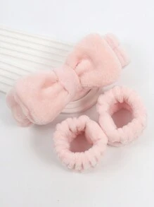 3 pezzi/Set Fascia per capelli e polso, adatta per il lavaggio del viso, l'applicazione e la rimozione del trucco, i viaggi, tutti i tipi di pelle, fascia per la cura della pelle, bellezza, prodotti per la cura della pelle, spa, cura di sé, strumenti per la cura della pelle, cura del viso, forniture per estetiste, pelle, detergente per il viso, trattamento viso