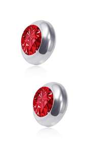 1 par de pendientes para hombres sin perforación, pendientes magnéticos sin perforación, joyería - geometría - Ver 2