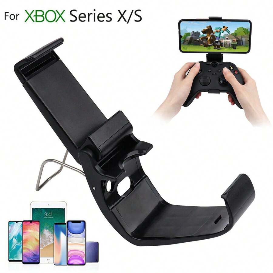 DOYO Smart Phones Mount Collapsible Bracket Hand Grip Stand Foldable Clip Holder For Xbo ONE S Slim Ones Gamepad Controller - Black - View 1