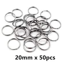 50-200 stuks Diameter 5-20mm Open Jump Rings Dubbele Lussen Goud Zilver Kleur Split Ringen Connectoren Voor Sieraden Maken Benodigdheden DIY Accessoires