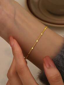 Pulsera de plata de ley 925 con purpurina, pulsera de mariposa para mujeres - Pulsera - Ver 5