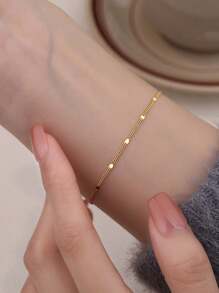 Pulsera de plata de ley 925 con purpurina, pulsera de mariposa para mujeres - Pulsera - Ver 7