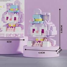 1 Set de Adorables Juguetes de Botella de Rompecabezas de Ensamblaje a Presión con Forma de Criatura de Mascota Panda, Diamante de Olla Caliente, Adecuado para Volver a la Escuela, Año Nuevo, Pascua, San Valentín, Cumpleaños, Regalos Festivos