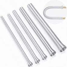 Spring Pipe Bender Set For Outside Pipe 5 In 1 Pipe Bender Set 1/4, 5/16, 3/8, 1/2 And 5/8 Inch - 銀 - 查看 1