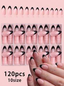 120 Pcs Pink Nails White French Medium Almond Square Pointed Bright Face Fake Nails (Red, Black, Light Blue, Blue, White, Press On Nails Almond Shape Press On Nails Young Girls Acrylic Nails Clear Almond Nail Kit For Gift Idea. Press On Nails Almond Shape Press On Nails Young Girls Acrylic Nails Clear Almond Nail Kit For Gift Idea Nails
